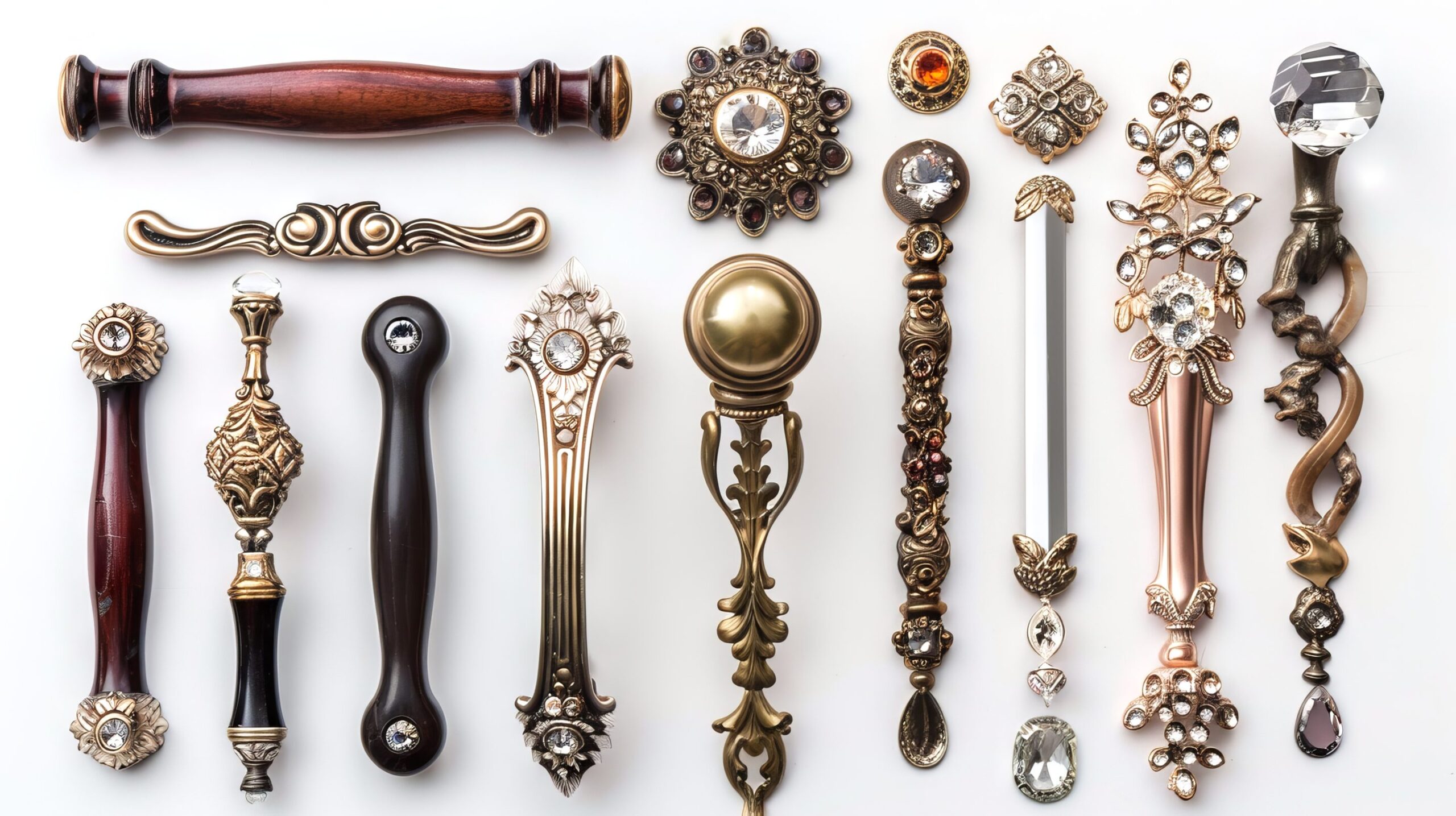 Minimalist, simple, unobtrusive designs, modern cabinetry. thin, elongated bar pulls, discreet touch-to-open mechanisms, kitchen hardware.