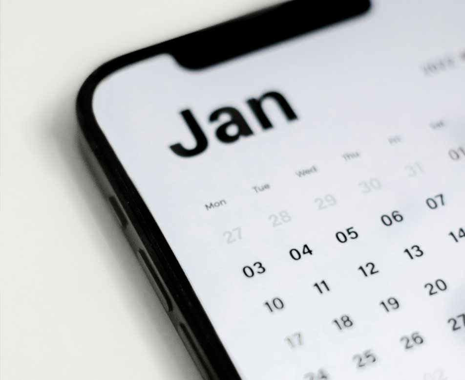 A calendar to schedule your next home addition remodel